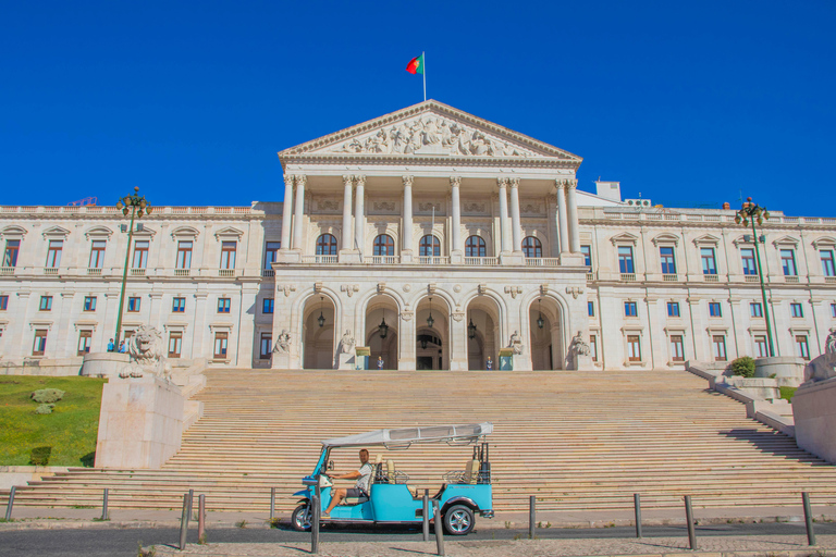Lisbon: 2h or 4h Private TukTuk Tour with a True Local Guide 4-Hour Tour: Old Town, City Center and Belém district