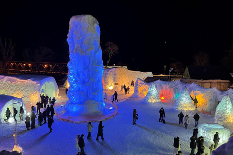 Hokkaido│Lake Shikotsu Ice museum Hyoto Festival Bus