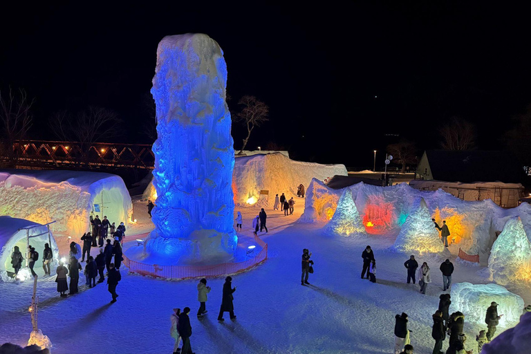 Hokkaido│Lake Shikotsu Ice museum Hyoto Festival Bus