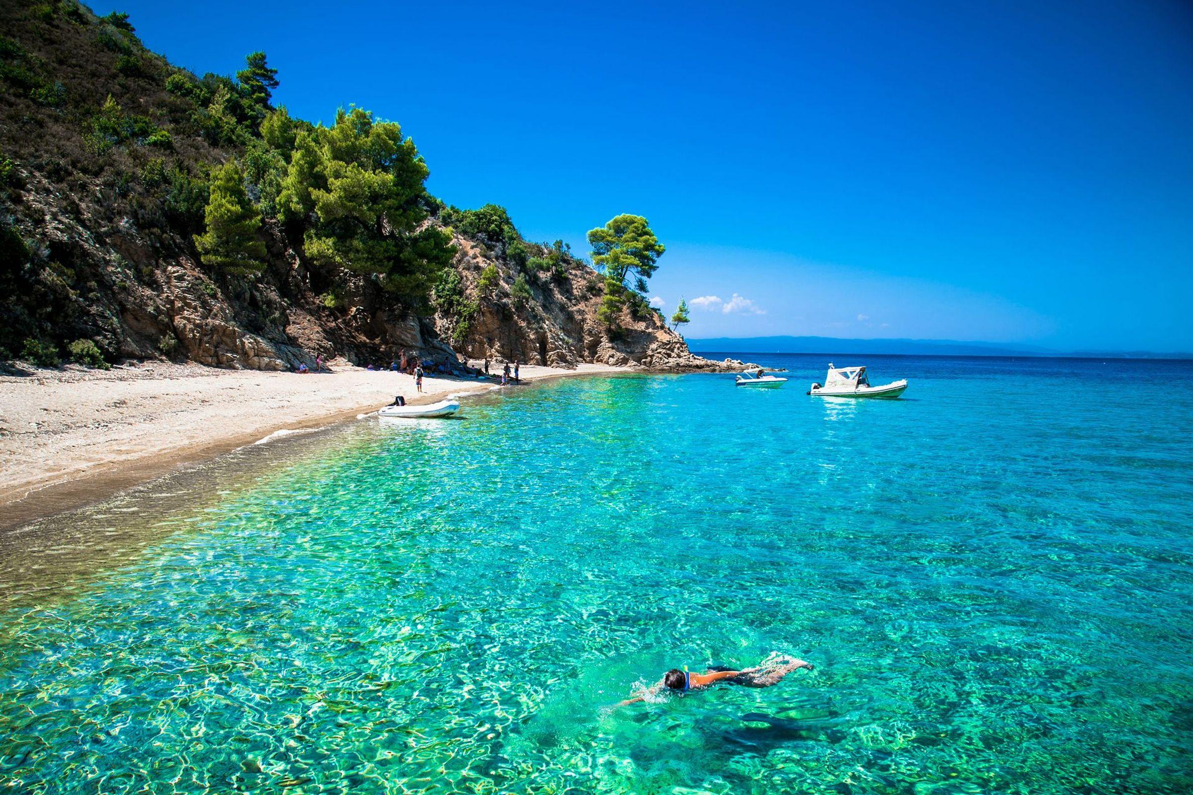 Chalkidiki, Sithonia: Berühmte Strände + privater Transfer