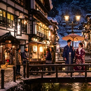 Sendai: Ginzan Onsen & Zao Fox Village Day Tour Hotel Pickup Sendai: Ginzan Onsen & Zao Fox Village Day Tour Hotel Pickup