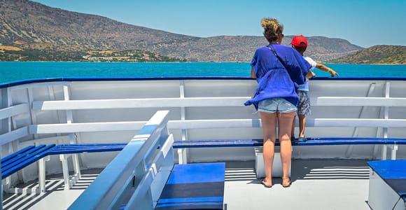 Kreta: Bootsfahrt nach Spinalonga und zum Kolokytha Strand