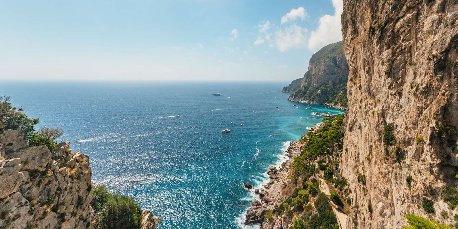 From Naples: Gulf of Naples & Capri Sightseeing Boat Tour