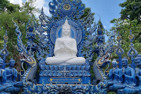 Lalita Cafe & Chiang Rai Temple(White+Blue) from Chiangmai lalita