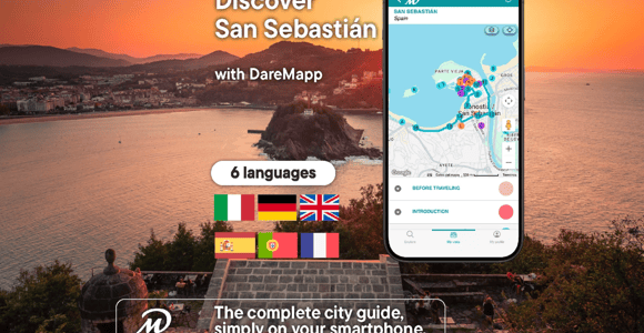 San Sebastian: Guided Tour on Your Mobile