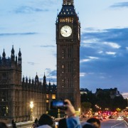 London bei Nacht: Sightseeing-Bustour mit offenem Oberdeck