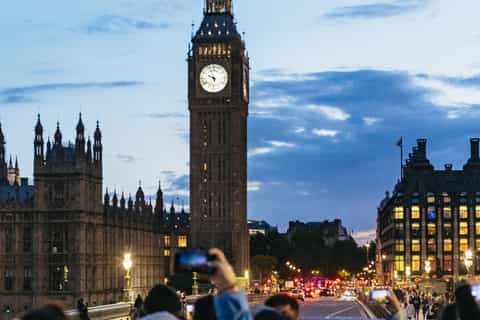 London: London by Night Sightseeing Open-Top Bus Tour