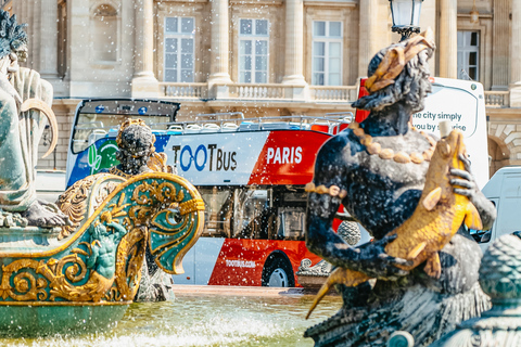 Paryż: Tootbus Wycieczka autobusowa hop-on hop-off Discovery Bus TourKarta 3-dniowa