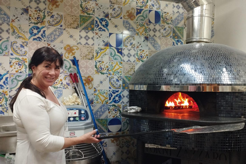 Nápoles: Aula de preparação de pizzas com um chef napolitano e bebida