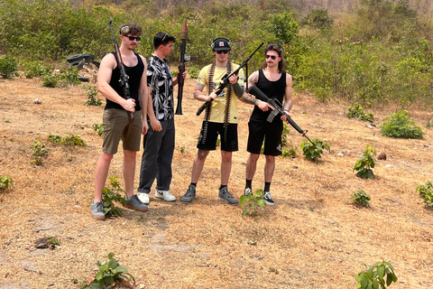 Campo de tiro Phnom Penh Kampot Kep Sihanoukville Camboja