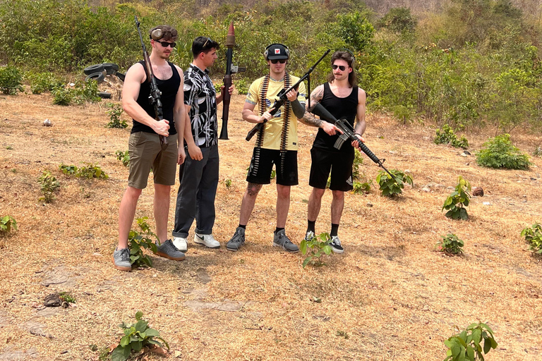 Campo de tiro Phnom Penh Kampot Kep Sihanoukville Camboja