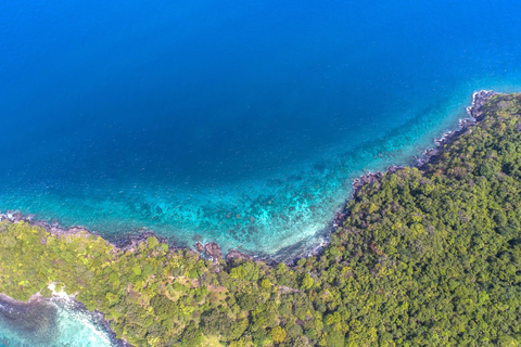 Phuket : excursion en hors-bord aux îles Racha et Coral avec déjeunerOption de lieu de rendez-vous