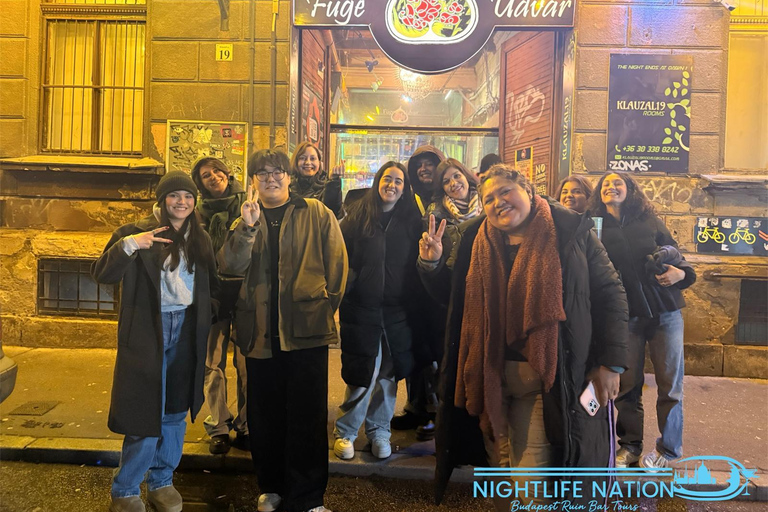 Budapest: Nighttime Ruin Bars Crawl with 6 Shots & VIP Entry