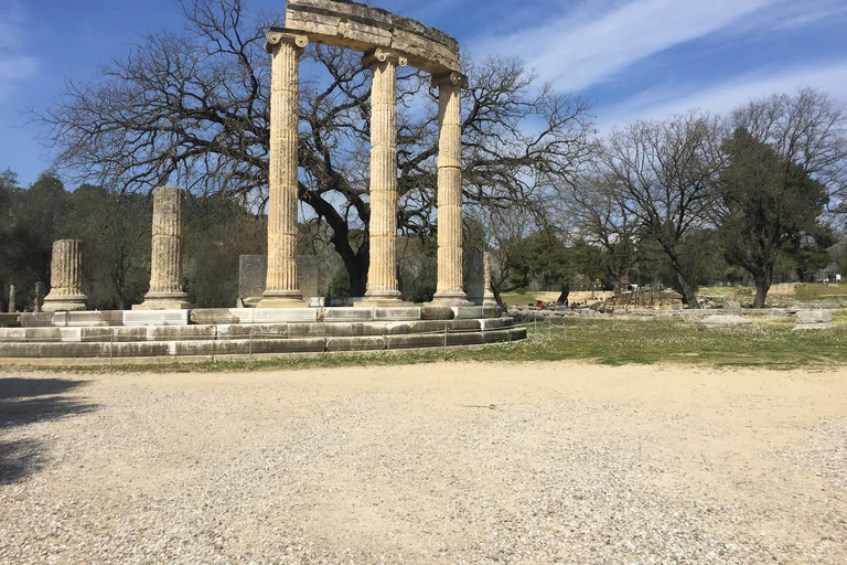 Antigua Olimpia: Tour privado sitio, museo, granja apícola, bodega