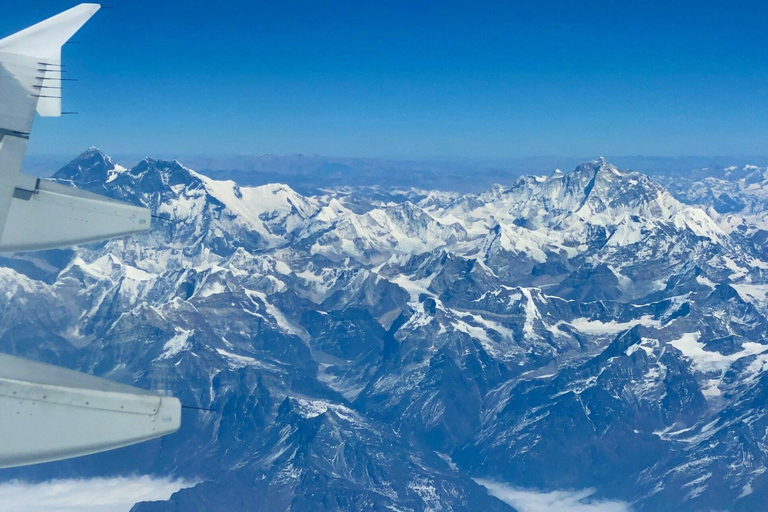 1 timmes flygning över Mount Everest från Katmandu