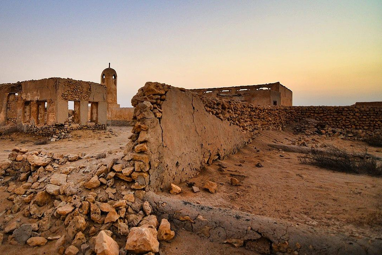 Doha: Tour particular pelo norte do Qatar, manguezais e Forte ZubaraDoha: Excursão particular ao norte do Qatar, manguezais e Forte Zubara