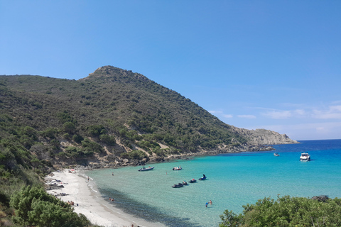 Agriate Marine Park and its beaches: tour with Captain François