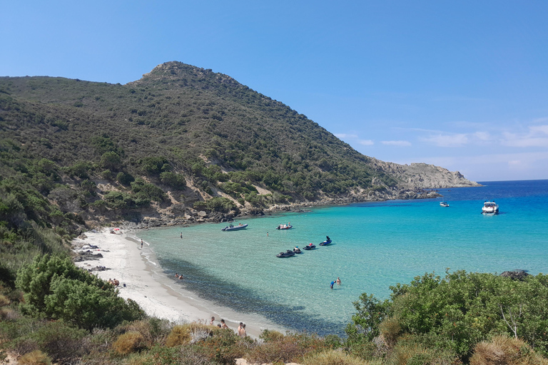 Agriate Marine Park and its beaches: tour with Captain François