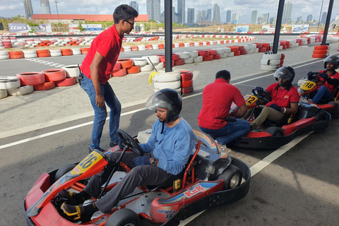 Colombo: Go-Karting and Street Food Tasting on Rooftop Bar