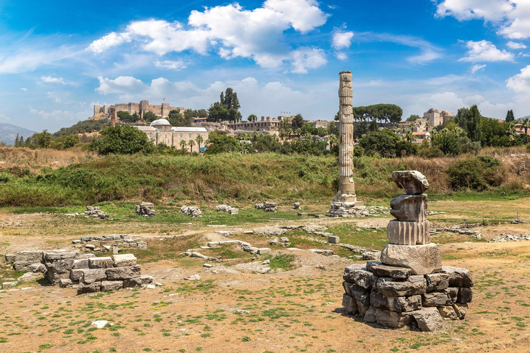 From Marmaris: Ephesus and House of Virgin Mary Guided Tour Ephesus Entry Excluded