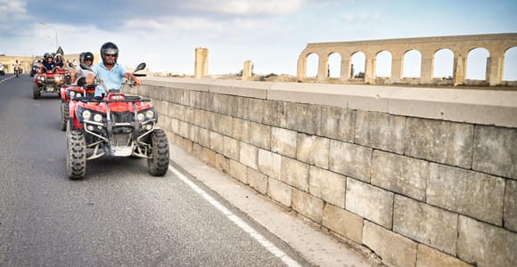 Gozo: Full-Day Quad Tour with Private Round-Trip Boat