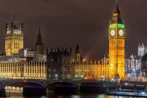 En aften i London. Privat panoramisk nattur