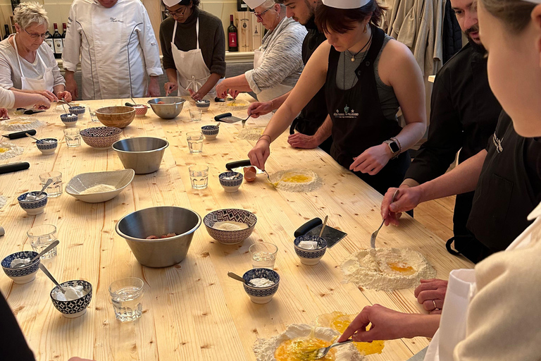 Florence: Pasta Cooking Class with Unlimited WinePasta Cooking Class with Unlimited Wine at Cucciolo