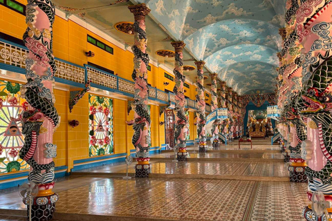 HCM: Black Virgin Mountain, Cao Dai Temple & Cu Chi Tour Group tour