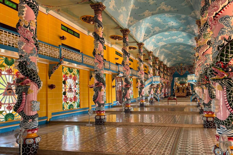 HCM: Black Virgin Mountain, Cao Dai Temple & Cu Chi Tour Group tour