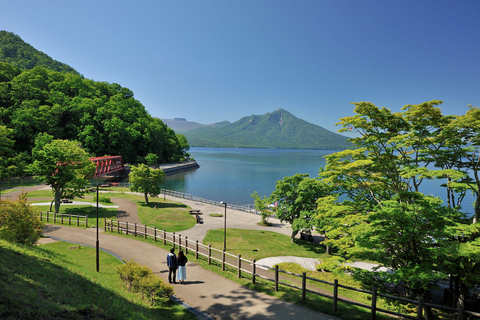 From Sapporo: Hoheikyo Dam, Jozankei & Lake Shikotsu Tour Shared Tour, Meet at Sapporo Station