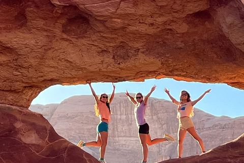 Wadi Rum: Private Luxury Cave Stay, Sunset Tour & Dinner