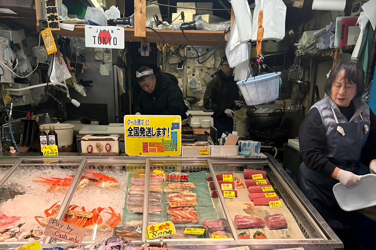 Tokio: Tsukiji Tour (inclusief originele kaart en proeverij)