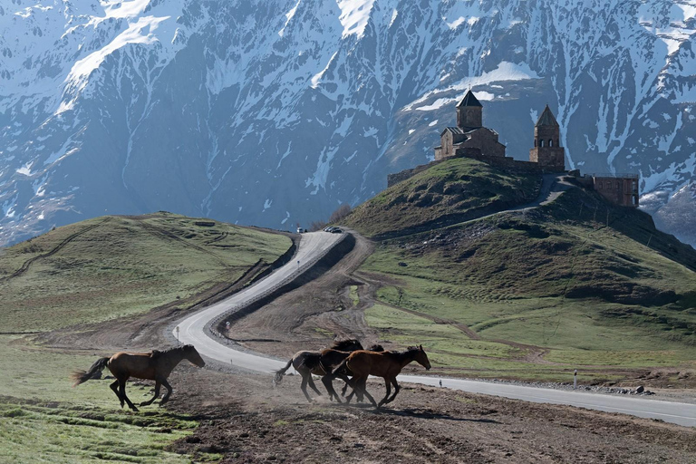 From Tbilisi: Kazbegi, Gudauri & Zhinvali Guided Group Tour