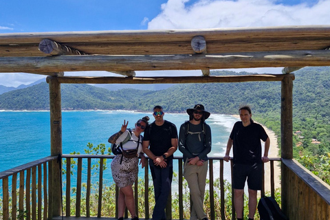Hiking tour of three beaches and a waterfall in the Juatinga Reserve, Paraty