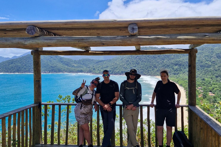 Hiking tour of three beaches and a waterfall in the Juatinga Reserve, Paraty