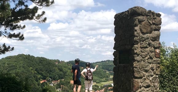 Oroslavje: E-Bike-Tour mit Weinprobe und Snacks