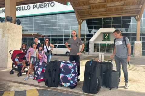 Transporte particular do aeroporto de Tulum para o Hotel Zone Tulum