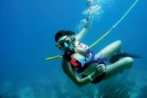 SAN ANDRES: Snuba tour, fish sighting