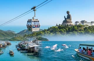 Hongkong: Lantau VIP Priority Cable Car, Big Buddha & Tai O