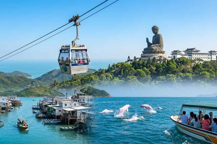 Hongkong: Lantau VIP Priority Cable Car, Big Buddha & Tai O. Foto: GetYourGuide Hongkong: Lantau VIP Priority Cable Car, Big Buddha & Tai O. Foto: GetYourGuide