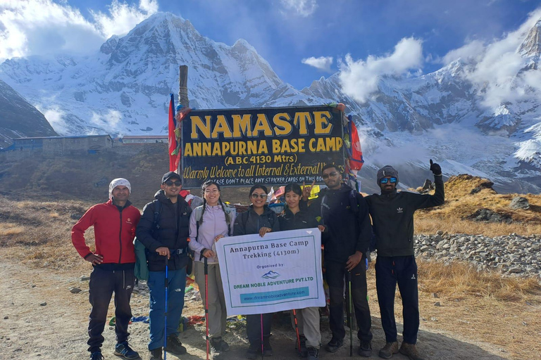 Pokhara : 7 jours de trek au camp de base de l&#039;Annapurna avec source d&#039;eau chaude