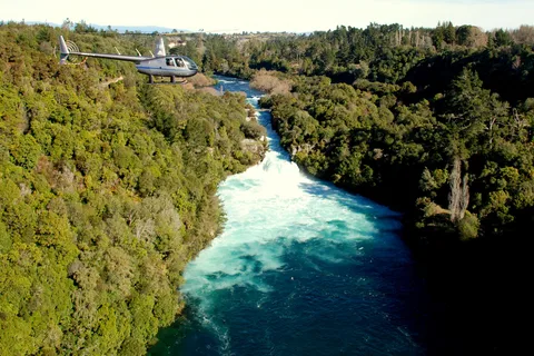 Taupo: giro in elicottero delle cascate Huka