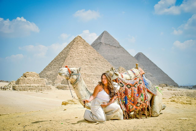 Hurghada to Cairo: Pyramids & Museum for First-Time Visitors Option 2 - The Grand Egyptian Museum (GEM) and Giza Pyramids