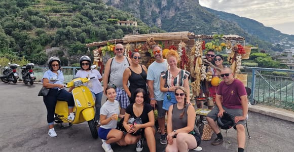 Romantische Vespa Tour: Amalfi, Ravello, Positano & Meerblick