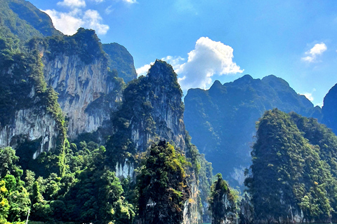 Khao Sok: Overnight Raft House Cheow Lan Lake & Coral Cave Option 1: Join Trip Raft House with Fan & *Shared Bathroom