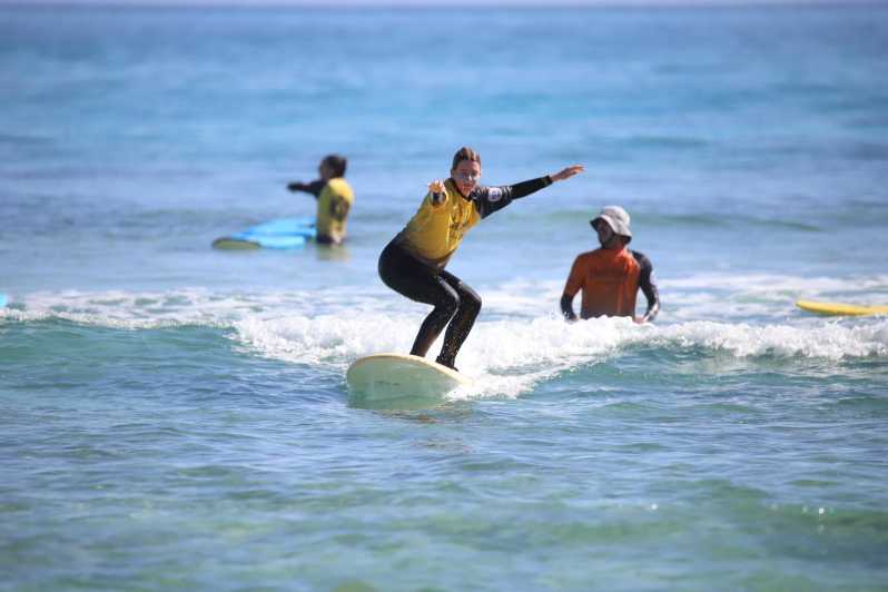 Фуертевентура: 1-дневна лекција сурфања за почетнике у Коралеху