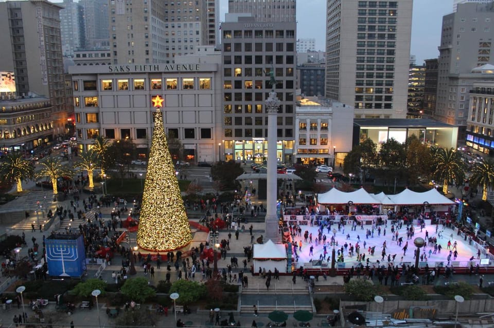 Magische Weihnachtswunder Ein Spaziergang Durch San Francisco