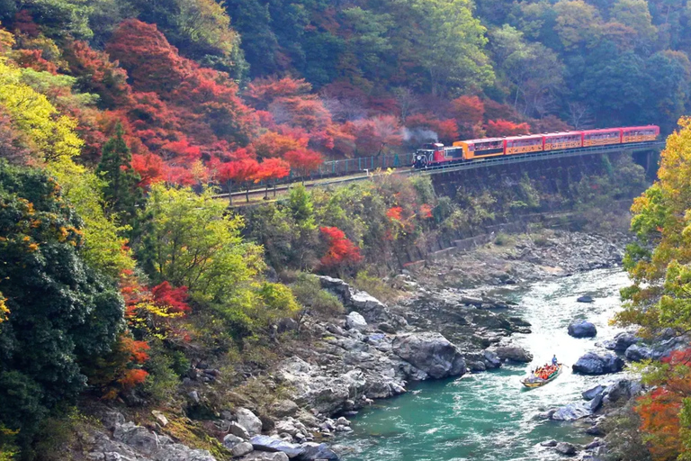 Osaka: Kyoto & Nara Private Tour with River Cruise
