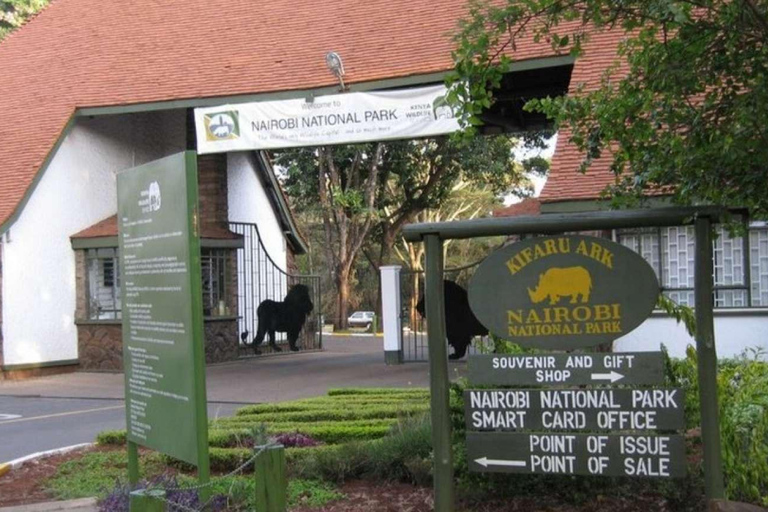 Nairobi: Nairobi National park Game drive &amp; Giraffe centre.