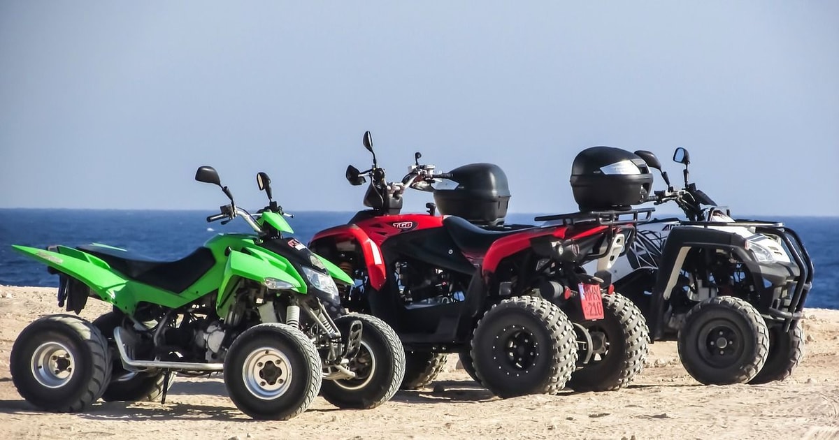 Santorin Journée en quad ou en buggy avec transfert à l'hôtel